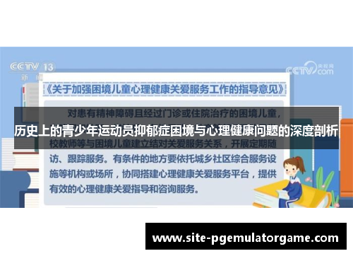 历史上的青少年运动员抑郁症困境与心理健康问题的深度剖析