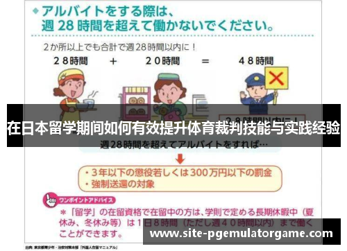 在日本留学期间如何有效提升体育裁判技能与实践经验