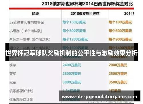 世界杯冠军球队奖励机制的公平性与激励效果分析