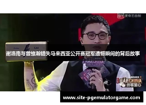 谢浩南与曾维瀚错失马来西亚公开赛冠军遗憾瞬间的背后故事